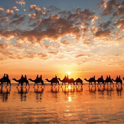 Złoty zachód słońca, Australia