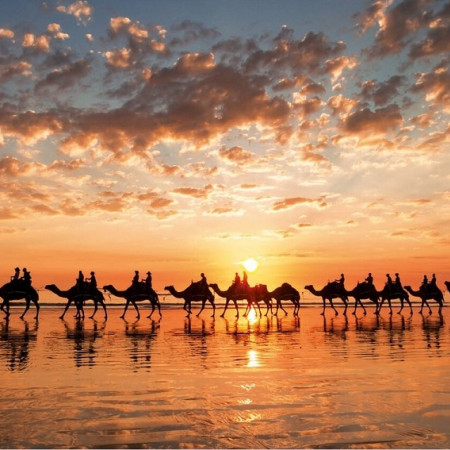 Złoty zachód słońca, Australia