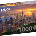 Puzzle - Enjoy - Hongkong o zachodzie słońca