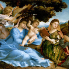 Puzzle - Enjoy - Madonna ze św. Katarzyną i św. Tomaszem