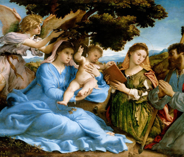 Puzzle - Enjoy - Madonna ze św. Katarzyną i św. Tomaszem