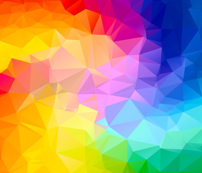 Puzzle - Enjoy - Wielokątna kolorowa spirala