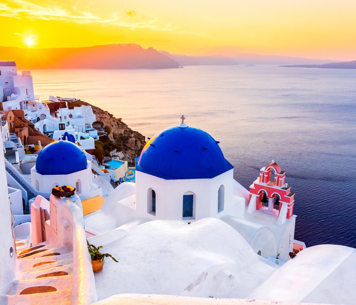 Puzzle - Enjoy - Wschód słońca nad Santorini