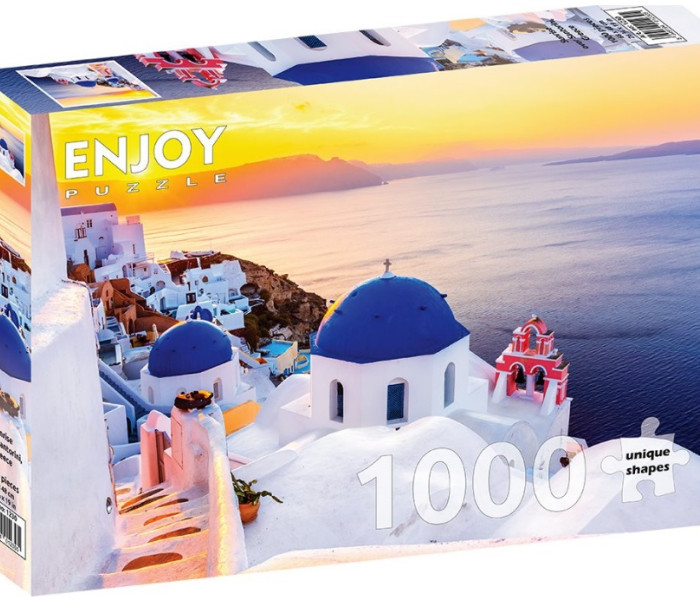 Puzzle - Enjoy - Wschód słońca nad Santorini
