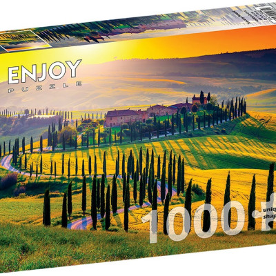 Zachód słońca w Toskanii