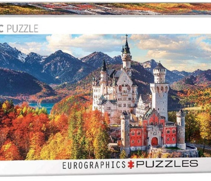 Puzzle - Eurographics - Widok na Neuschwanstein - Puzzle Panoramiczne