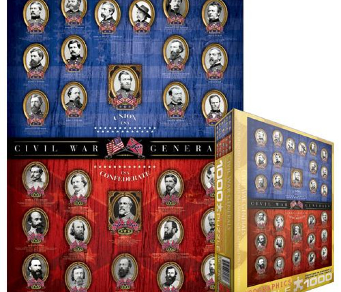 Puzzle - Eurographics - Generałowie Wojny Secesyjnej