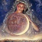 Puzzle - Grafika - Bogini księżyca