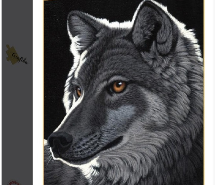 Puzzle - Grafika - Nocny wilk