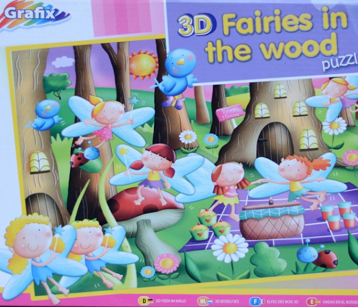 Puzzle - Grafix - Leśne wróżki - 3D Puzzle