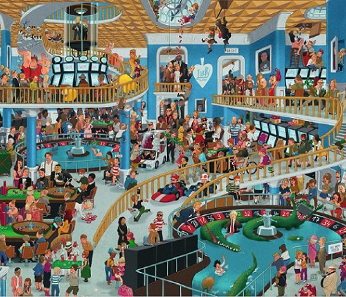 Puzzle - Heye - Chaotyczne kasyno - Triangular puzzle