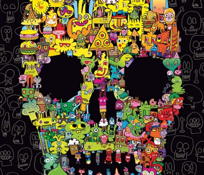 Puzzle - Heye - Doodle - Czaszka