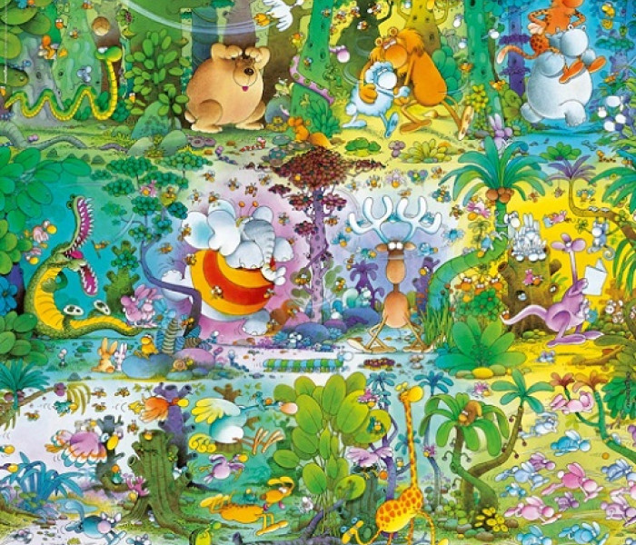 Puzzle - Heye - Dzikie zwierzęta