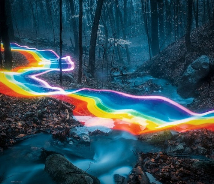 Puzzle - Heye - Tęczowy potok