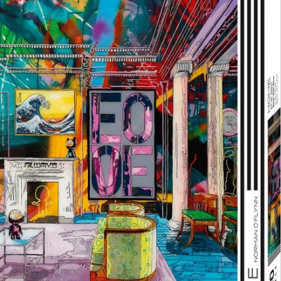 Pokój z obrazem morskich fal