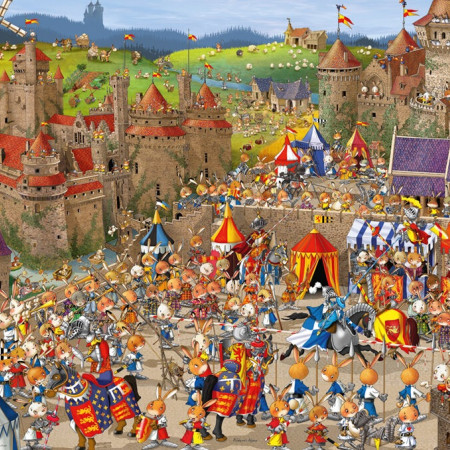 Turniej królików - Triangular puzzle