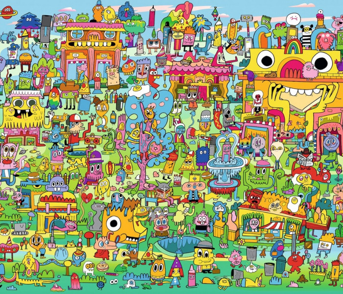 Puzzle - Heye - Malowana wioska