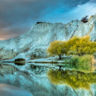 Puzzle - Heye - Niebieskie jezioro - Puzzle Panoramiczne