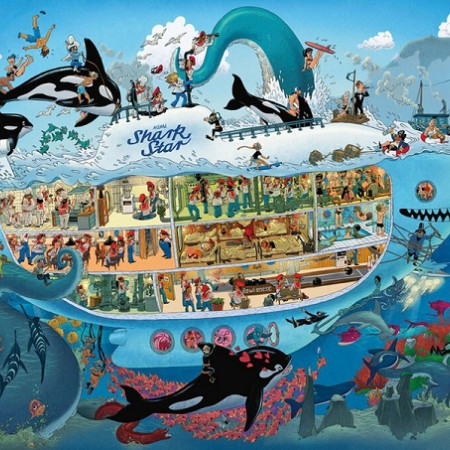 Podwodna zabawa - Triangular puzzle