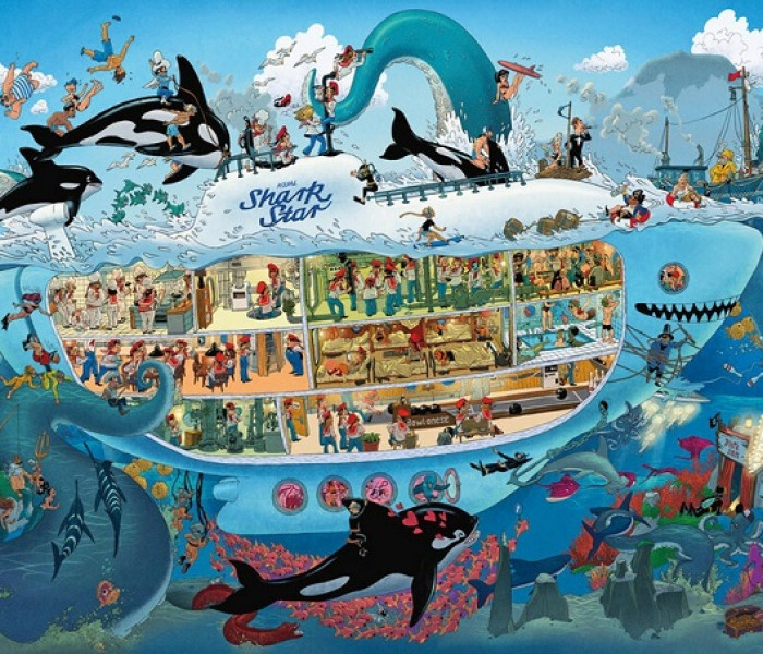 Puzzle - Heye - Podwodna zabawa - Triangular puzzle