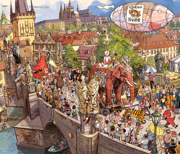 Puzzle - Heye - Festiwal uliczny - Triangular puzzle