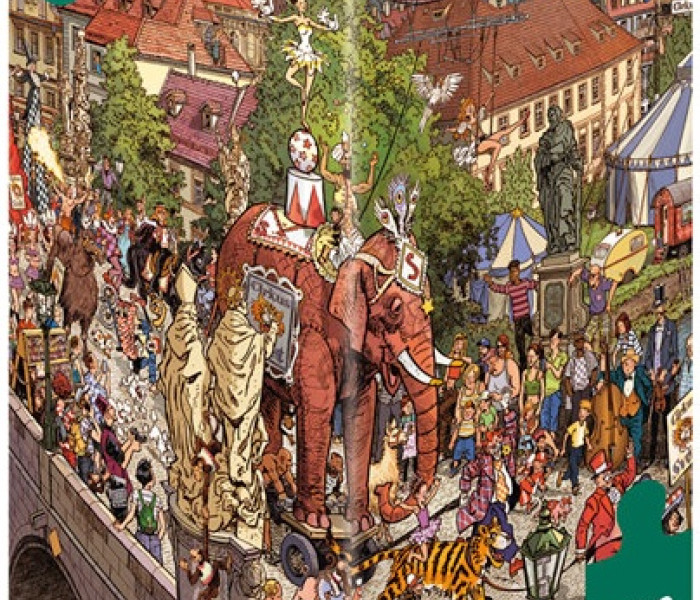 Puzzle - Heye - Festiwal uliczny - Triangular puzzle