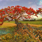 Puzzle - Heye - Czerwone drzewo