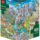 Puzzle - Heye - Zabawa w Alpach - Triangular Puzzle