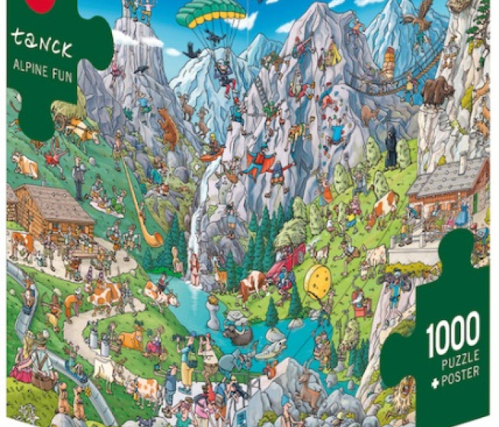 Puzzle - Heye - Zabawa w Alpach - Triangular Puzzle