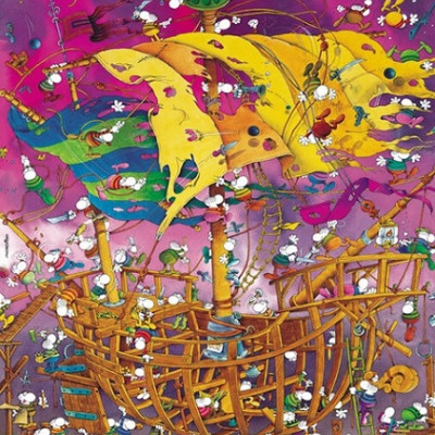 Łódź ratunkowa - Triangular puzzle