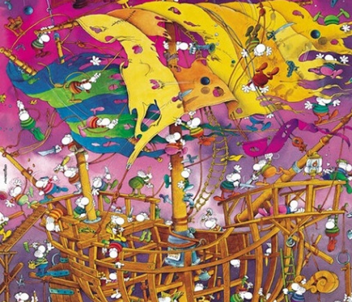 Puzzle - Heye - Łódź ratunkowa - Triangular puzzle