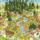 Puzzle - Heye - ZOO - Czarny las