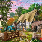 Puzzle - Falcon - Dom na farmie