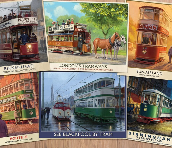 Puzzle - Falcon - Zabytkowe tramwaje