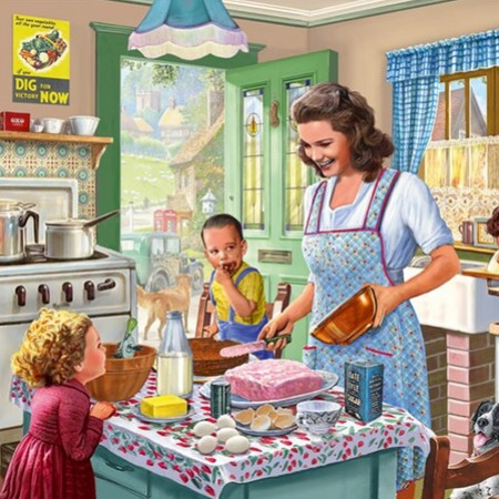 Puzzle Pieczenie z mamą