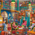 Puzzle - Falcon - Popołudnie w księgarni