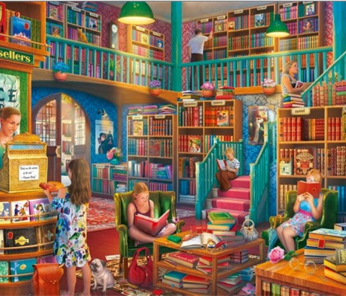 Puzzle - Falcon - Popołudnie w księgarni