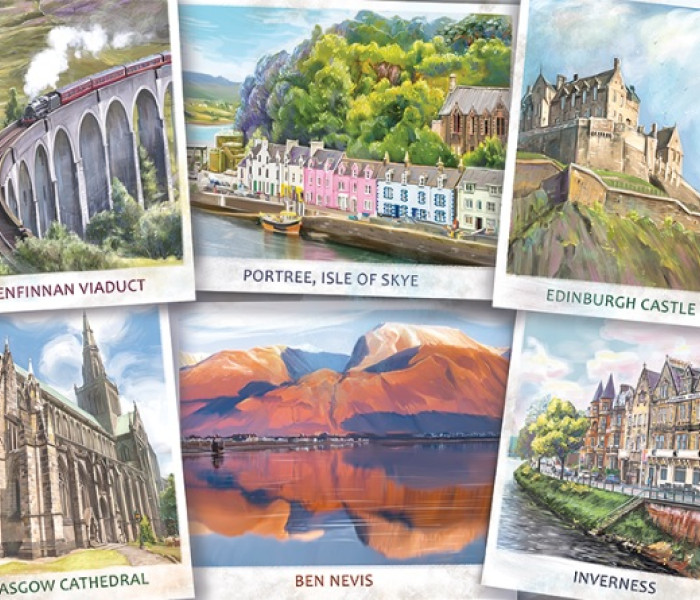 Puzzle - Falcon - Pozdrowienia ze Szkocji