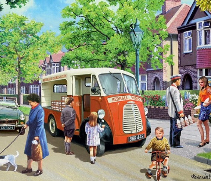 Puzzle - Falcon - Dostawa mleka