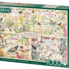 Puzzle - Falcon - Cztery pory roku na wsi