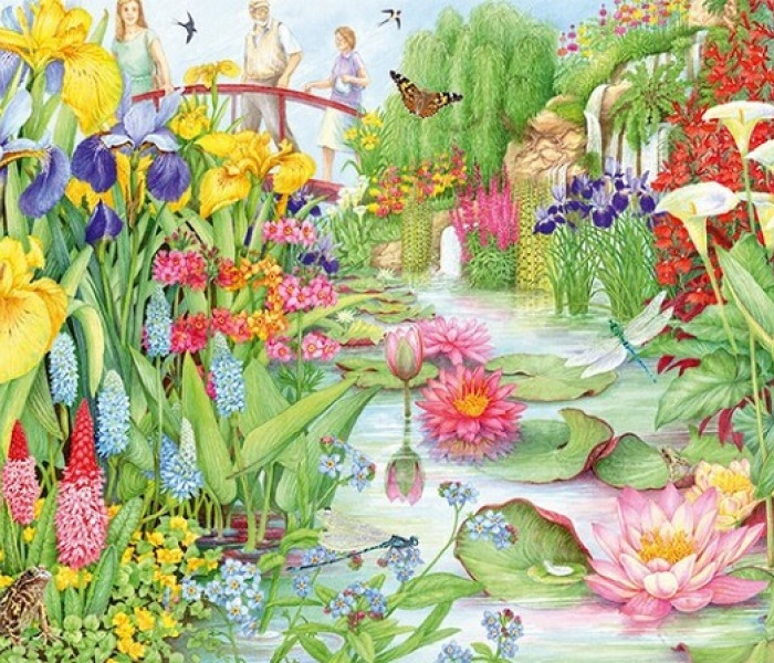 Puzzle - Falcon - Ogród wodny