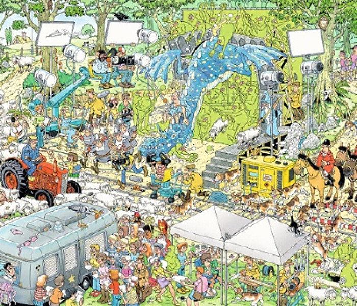 Puzzle - Jumbo - Kręcenie filmu