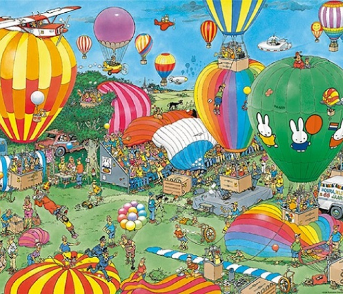 Puzzle - Jumbo - Latające balony