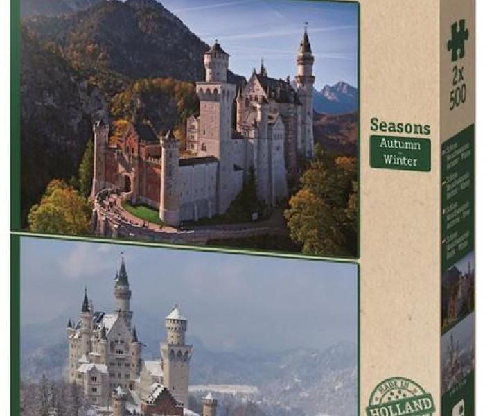Puzzle - Jumbo - Neuschwanstein - jesień / zima