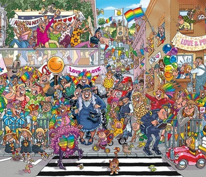 Puzzle - Jumbo - Pochód dumy -  WASGIJ Puzzle