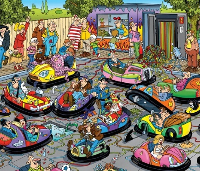 Puzzle - Jumbo - Lunapark - autodrom