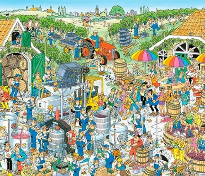 Puzzle - Jumbo - Uprawa winorośli