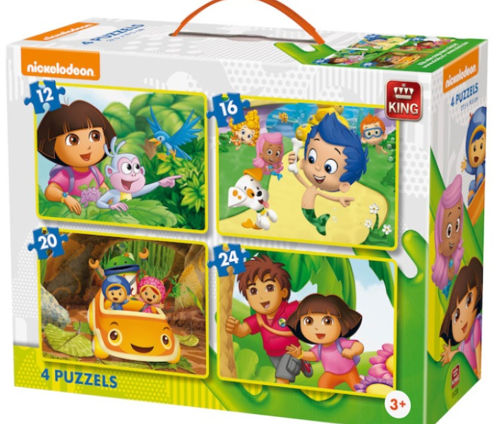 Puzzle - King - Letnia przygoda - 4w1