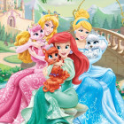 Puzzle - King - Księżniczki z pieskami