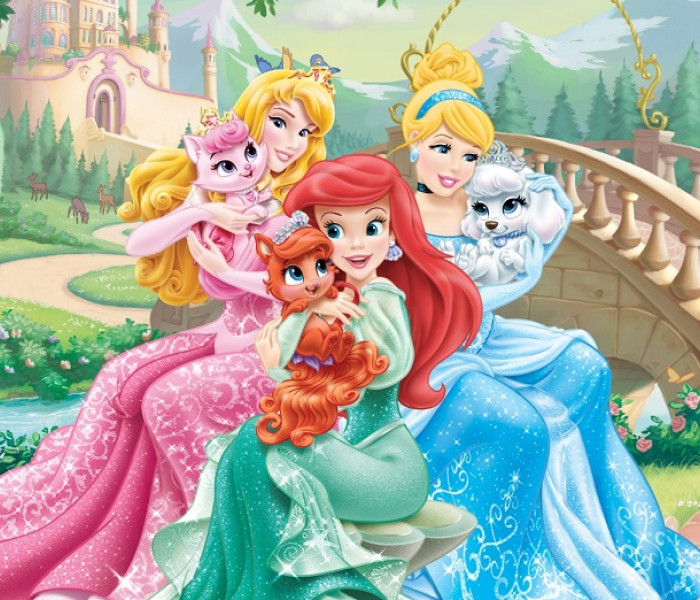 Puzzle - King - Księżniczki z pieskami